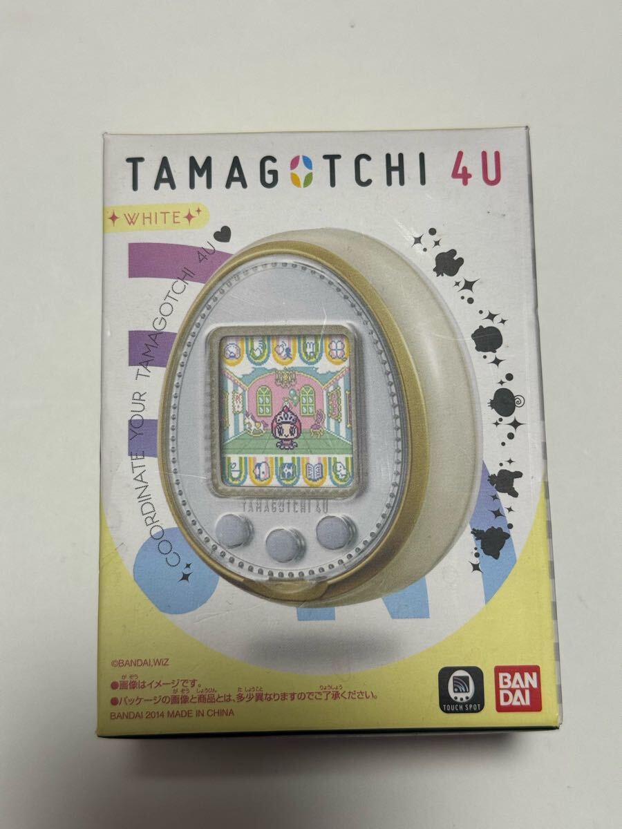 1円スタート たまごっち 4U WHITE 箱付き バンダイ 2014年製
