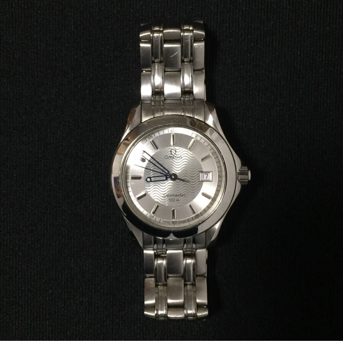 正規(guī)品 OMEGA オメガ シーマスター 120m 2501.31 純正ブレス 動作確認済 i1105