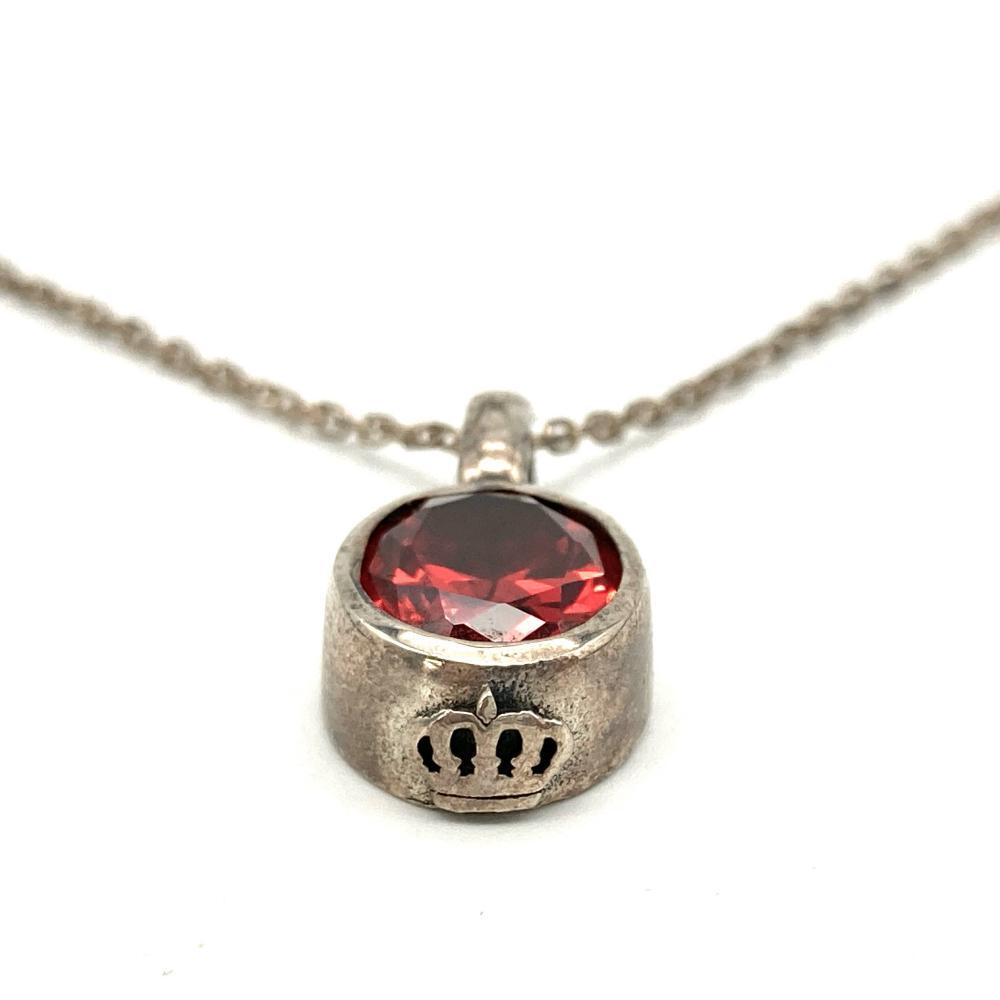 キングクローチ KINGKROACH ネックレス 赤石 SV925