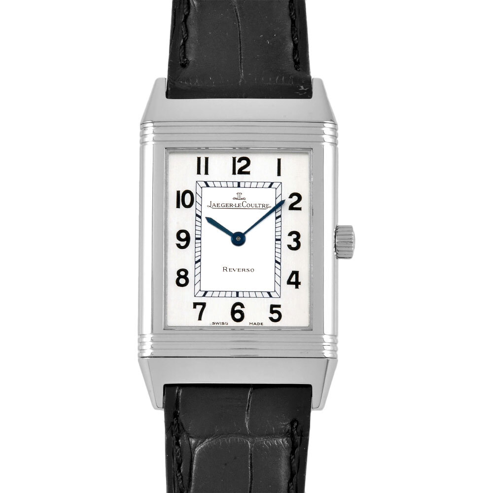ジャガールクルト JAEGER LECOULTRE 252.8.86 レベルソ 腕時(shí)計(jì) クォーツ シルバー文字盤 ボーイズ