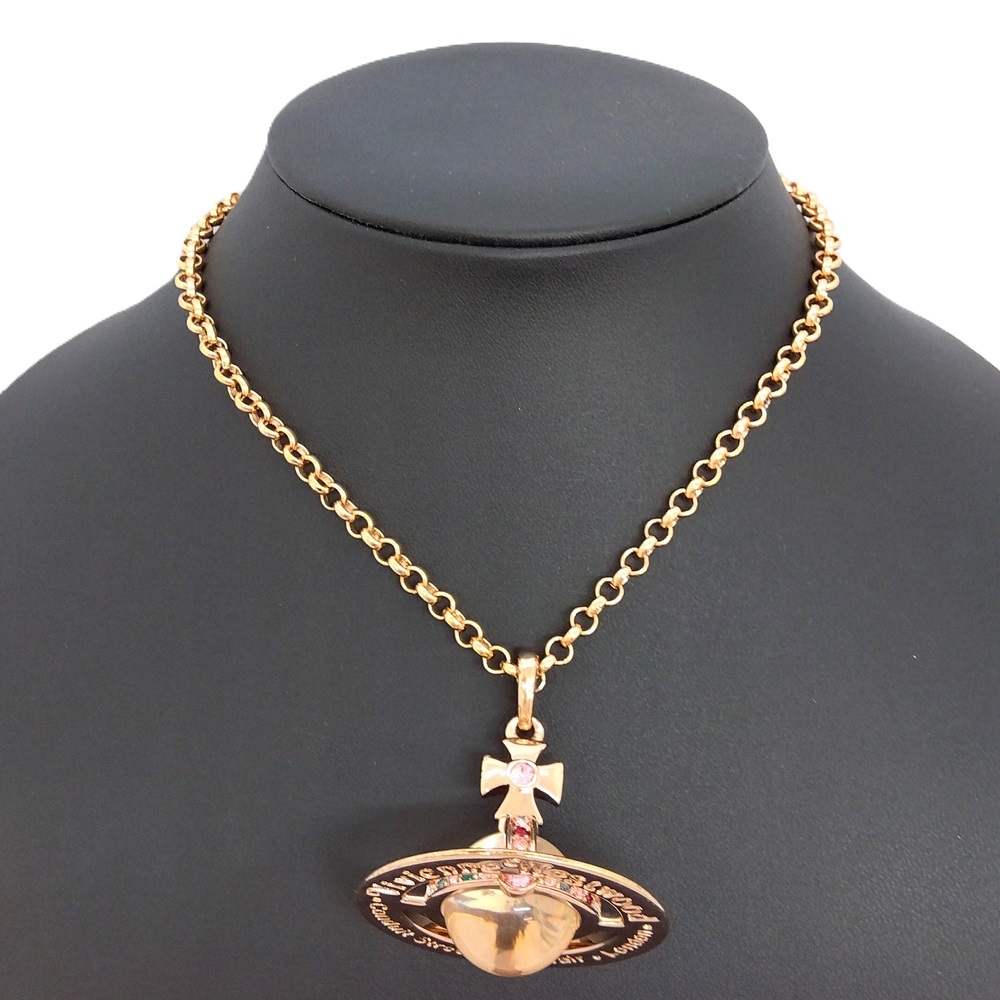 ヴィヴィアンウエストウッド Vivienne Westwood ニュースモール オーブ ネックレス 1205999124 ピンク