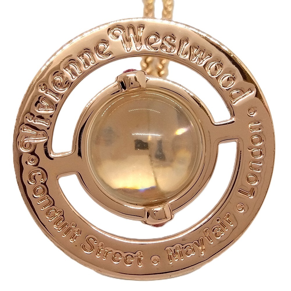 ヴィヴィアンウエストウッド Vivienne Westwood ニュースモール オーブ ネックレス 1205999124 ピンク