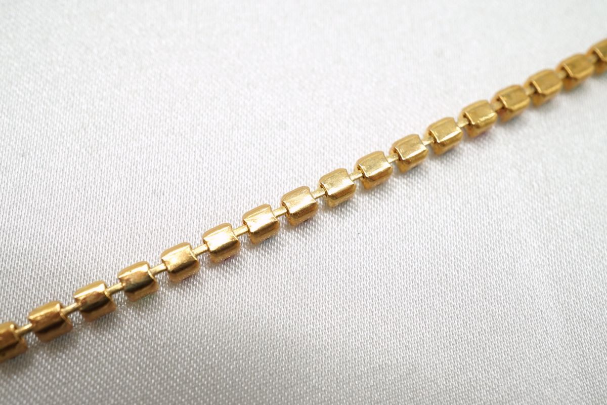  Christian Dior Vintage браслет цвет стразы красочный аксессуары золотой Gold Christian Dior 2162j