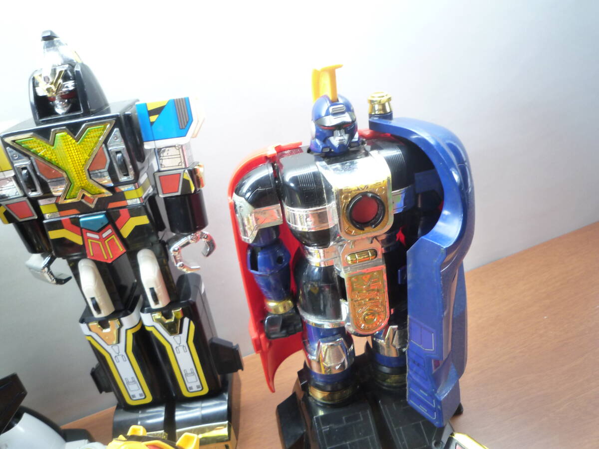 GKW1467　勇者ファイバード　宇宙剣士ライアン　カクレンジャー　など　戦隊(duì)ロボット　ジャンク　まとめ売り