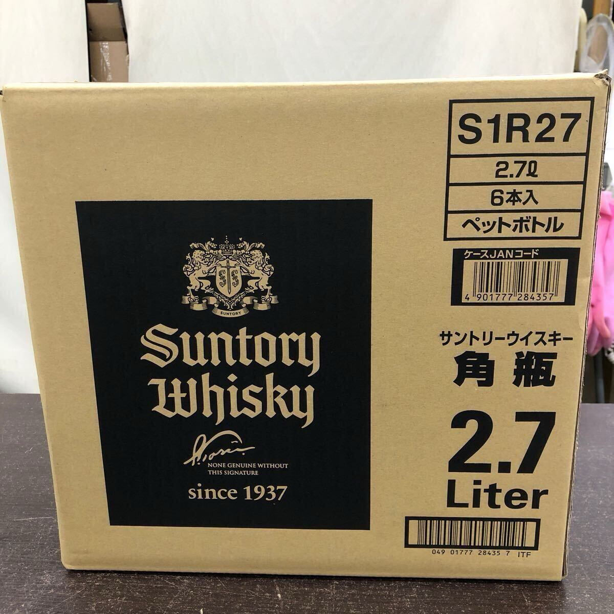 未開栓 SUNTORY 角瓶 2.7リットル 6本セット サントリー 角 未開栓 SUNTORY 角瓶 2.7リットル 6本セット サントリー 角