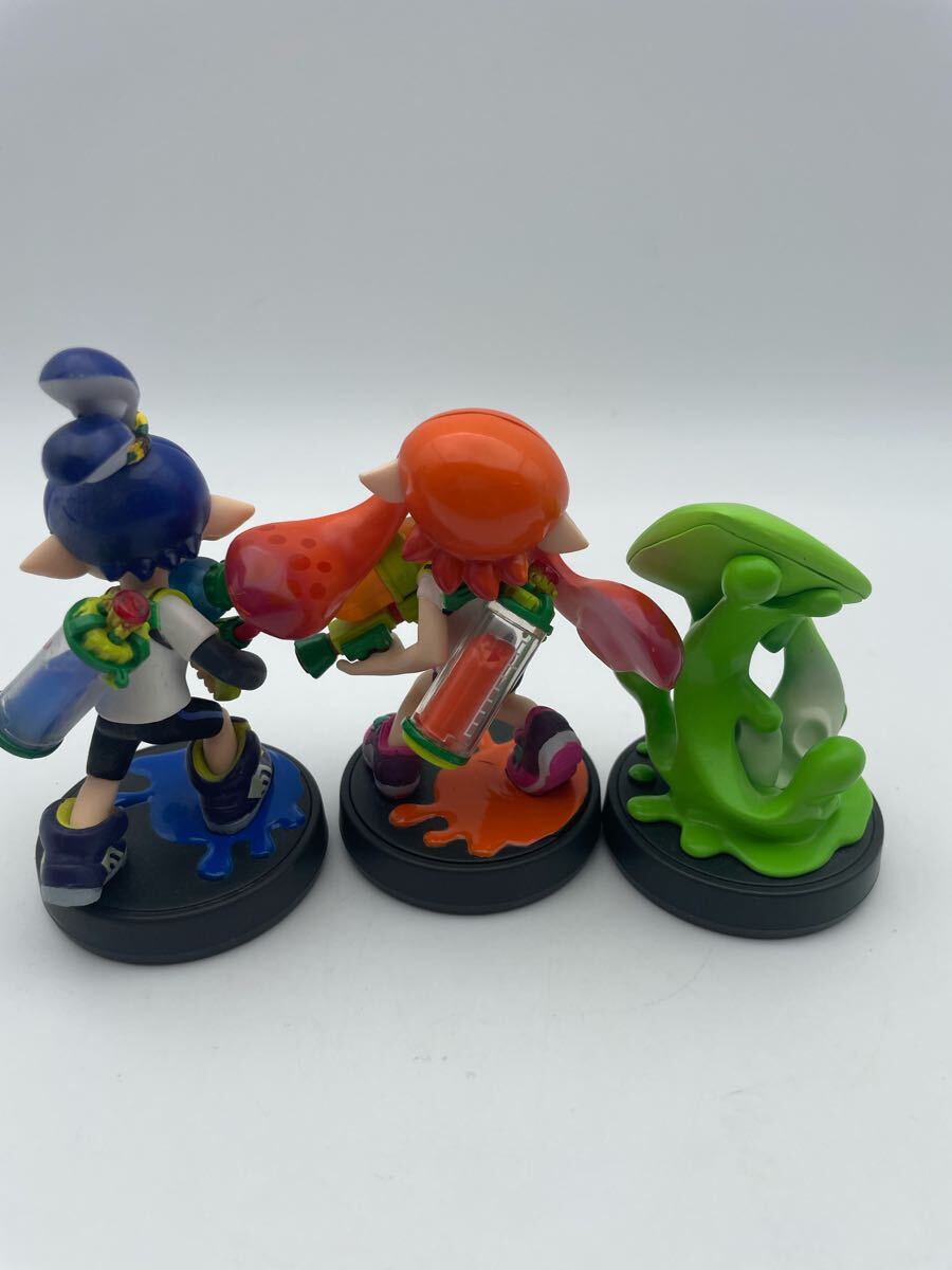 ○ スプラトゥーン amiibo 3体セット ガールオレンジ/ボーイ
