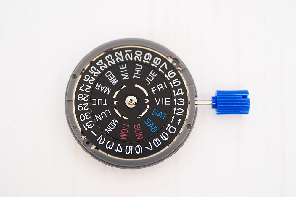 ?新品 SEIKO セイコー制 自動(dòng)巻き ムーブメント NH36A 4R36 SII TMI セイコーインスツル カレンダー黒