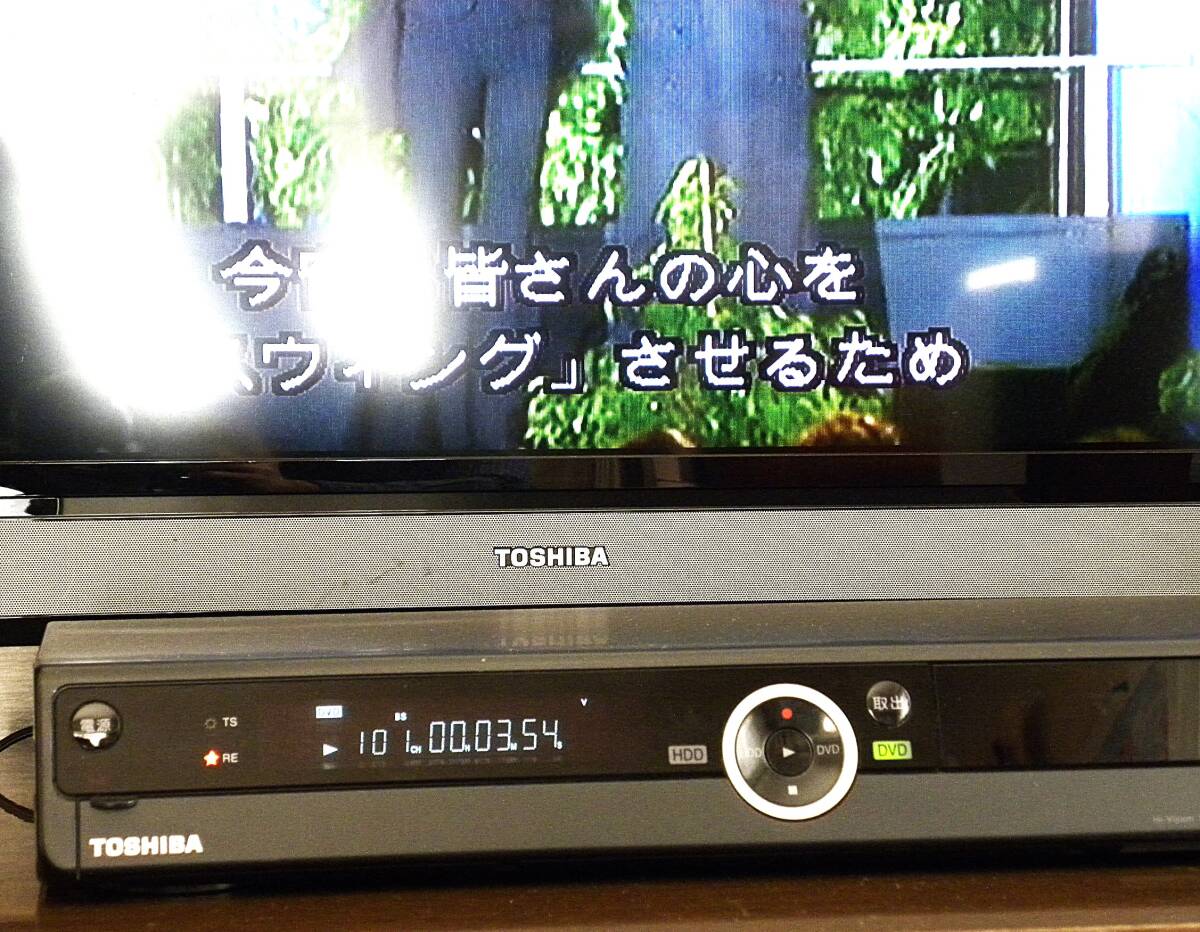 東芝　VARDIA 動作良好　ハイビジョンレコーダー RD-E304K 取扱説明書?リモコン付き