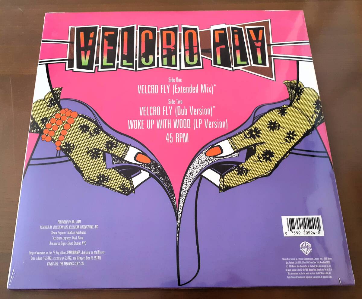  новый товар нераспечатанный ZZ Top ZZ верх Velcro Fly 1986 год US запись 12~ одиночный запись : Jellybean remix 