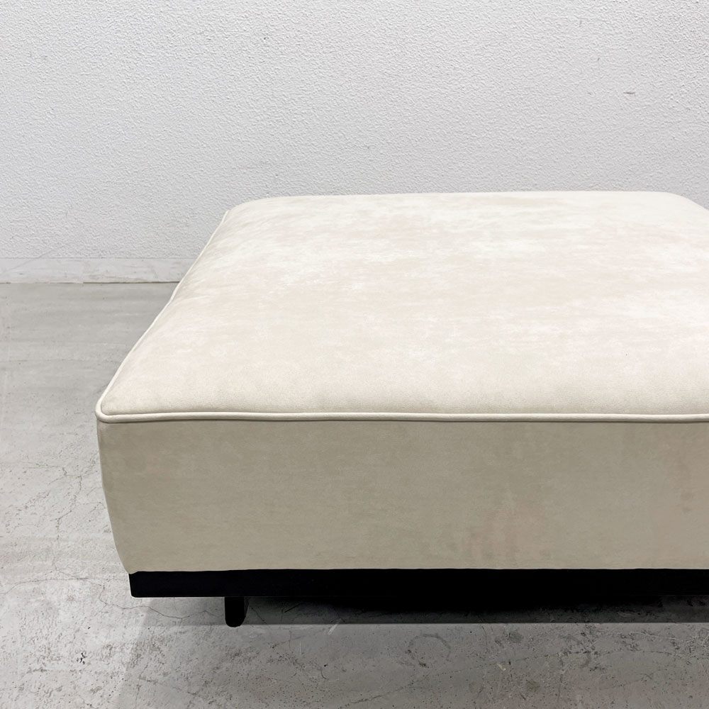 〓 クラッシュゲート CRASH GATE オアシス OASIS グロー GLOW スツールベース オットマン w96cm 関家具 展示未使用品