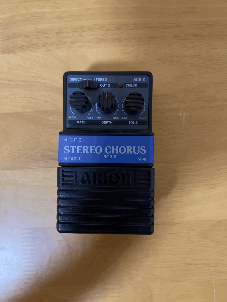 ARION SCH-Z STEREO CHORUS アリオン ステレオ コーラス エフェクター 本體のみ ジャンク品