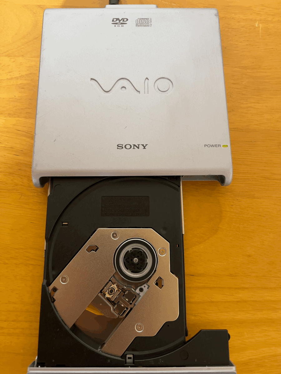 SONY PCGA-CRWD2 i.LINK CD-RW/DVD-ROM Drive корпус только электризация только подтверждено утиль 