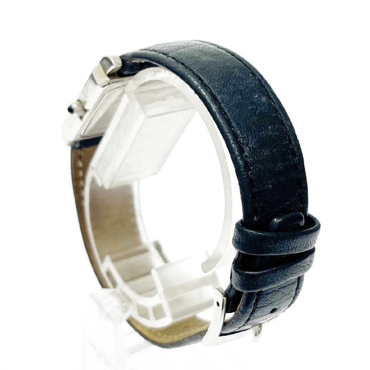 【1円スタート】TIFFANY & Co. ティファニー クラシックスクエア SS ホワイト文字盤 クオーツ レディース腕時計 ジャンク 427216