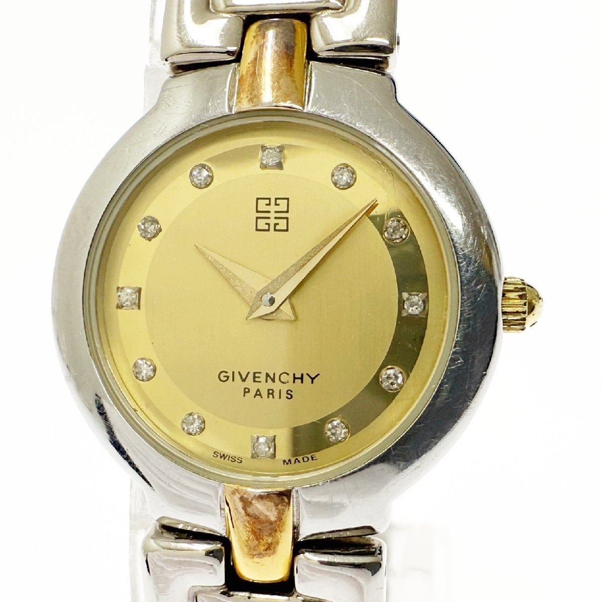 638 GIVENCHY ジバンシー レディース腕時計 ゴールド シルバー