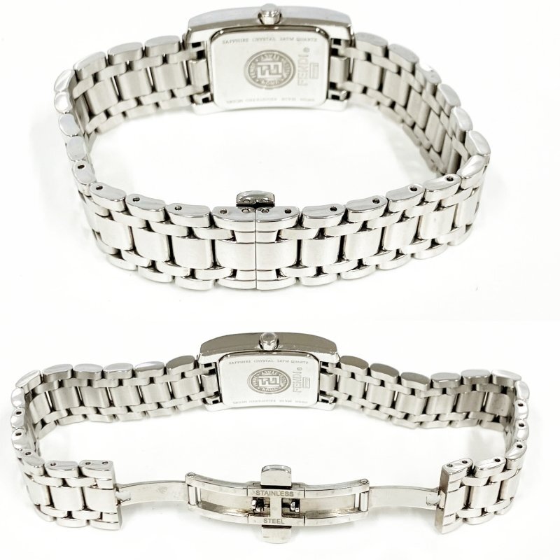 【1円スタート】FENDI フェンディ 7000L スクエア 12P SS クオーツ レディース腕時(shí)計(jì) 383946