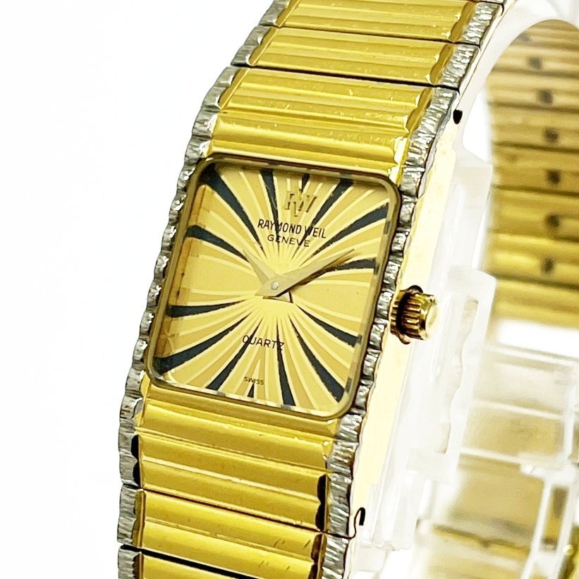 1円スタート】RAYMOND WEIL レイモンドウェイル 8057 スクエア