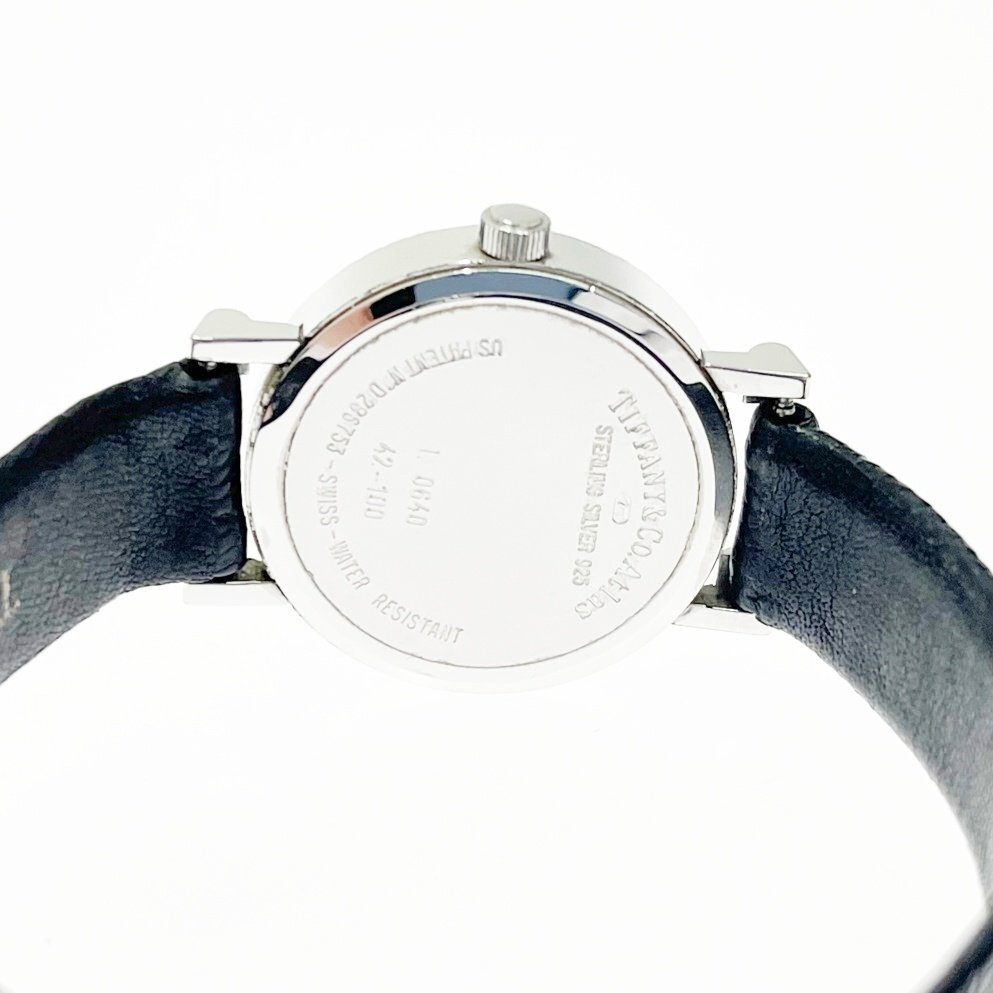 【1円スタート】TIFFANY & Co. ティファニー L0640 アトラス 925刻印 シルバー文字盤 クオーツ レディース腕時(shí)計(jì) 400422