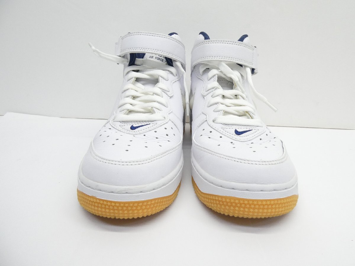 NIKE ナイキ AIR FORCE 1 MID QS NYC DH5622-100 size:25.5cm スニーカー 靴 △WT3947