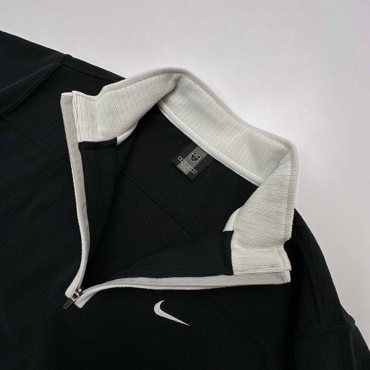 NIKE GOLF ナイキ ゴルフ 半袖 プルオーバー トレーナー シャツ ジャケット サイズ S /黒/ブラック/メンズ/オールド/ビンテージ