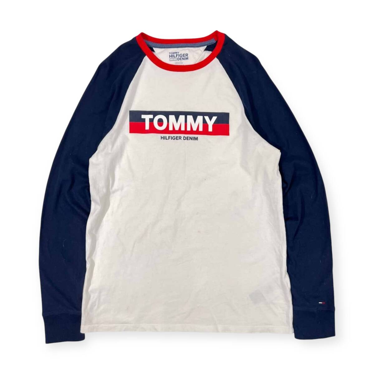 TOMMY HILFIGER Tommy Hilfiger Baseball Индия хлопок футболка с длинным рукавом XS/ мульти- мужской 