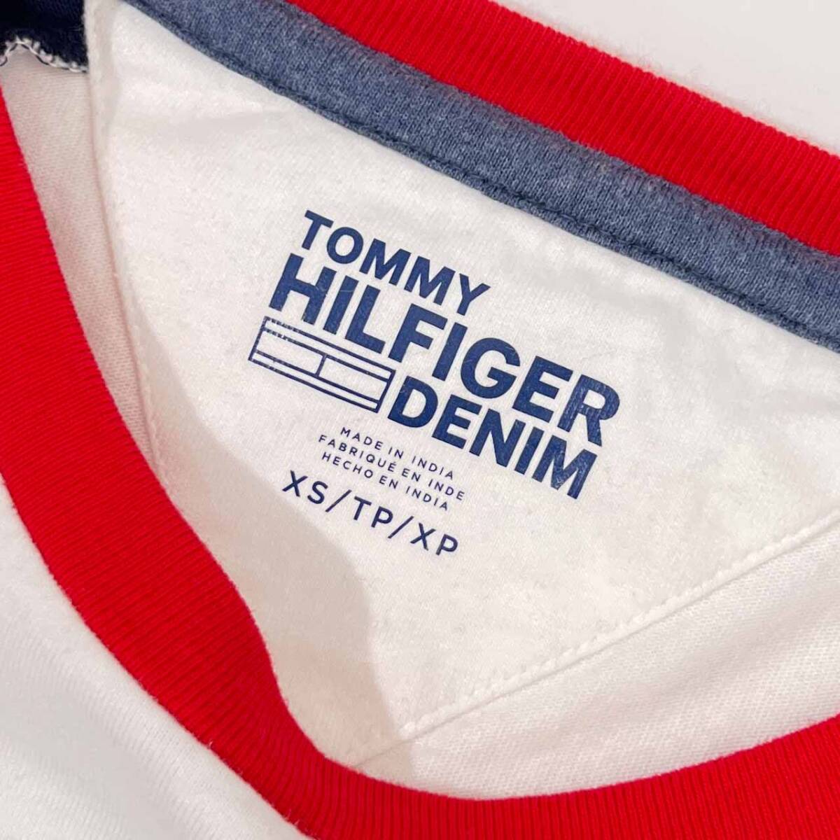 TOMMY HILFIGER Tommy Hilfiger Baseball Индия хлопок футболка с длинным рукавом XS/ мульти- мужской 