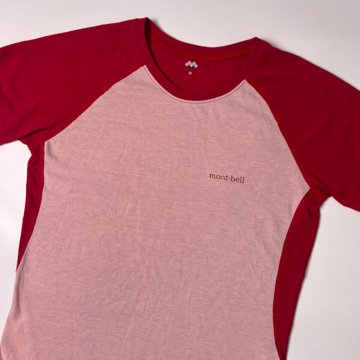 mont-bell モンベル ウイックロン ラグラン 半袖Tシャツ M/ピンク/#1104563_画像2