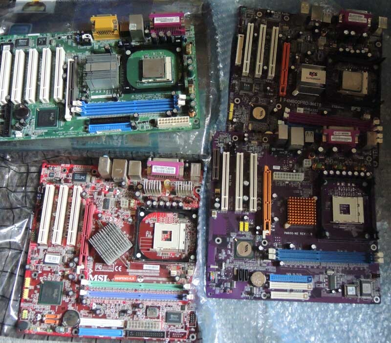 マザーボード（Socket478) 4枚セット ジャンク品（MSI、ASRockなど）