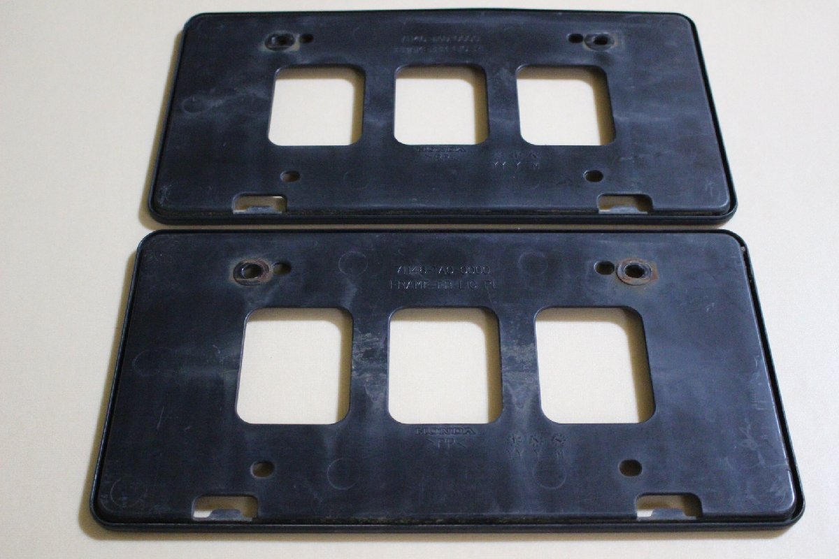 HONDA■ホンダ純正■ブラックナンバーフレーム■２枚