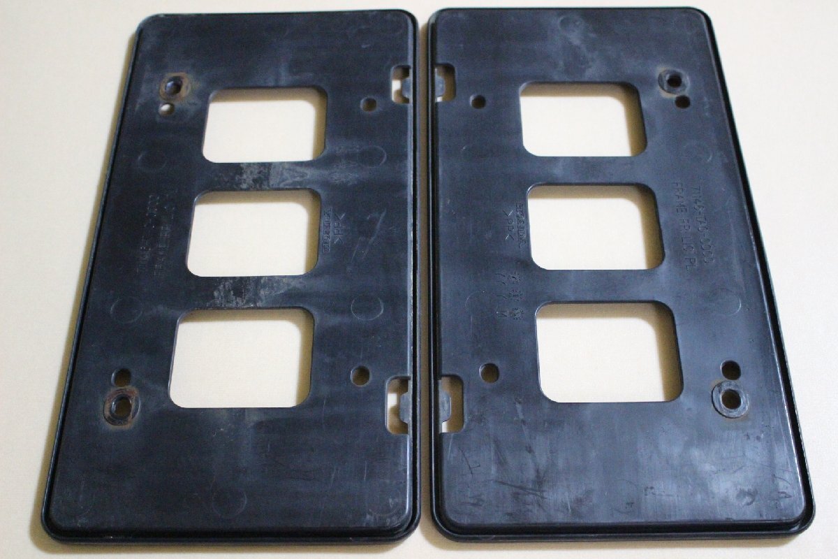 HONDA■ホンダ純正■ブラックナンバーフレーム■２枚