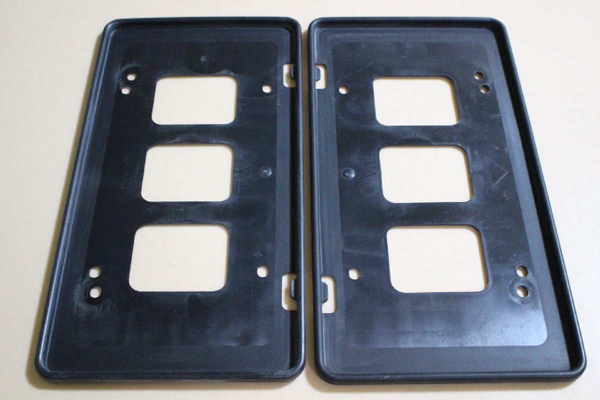 HONDA■ホンダ純正■ブラックナンバーフレーム■２枚