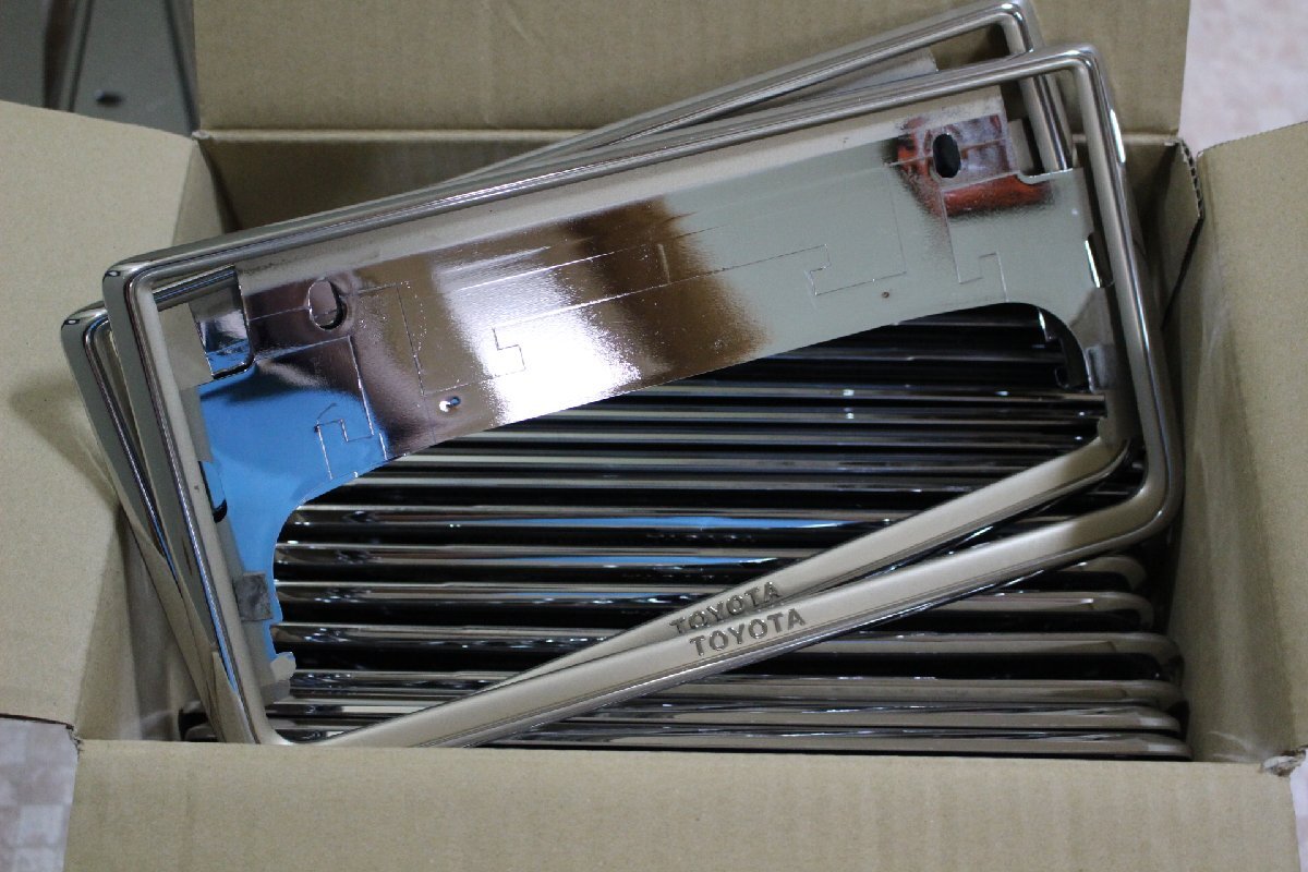 お得パック20枚入■洗浄?清掃済■TOYOTAトヨタ純正OP■プレステージタイプ■ナンバーフレーム■ヤリス?C-HR?ハリアー?アルファード等