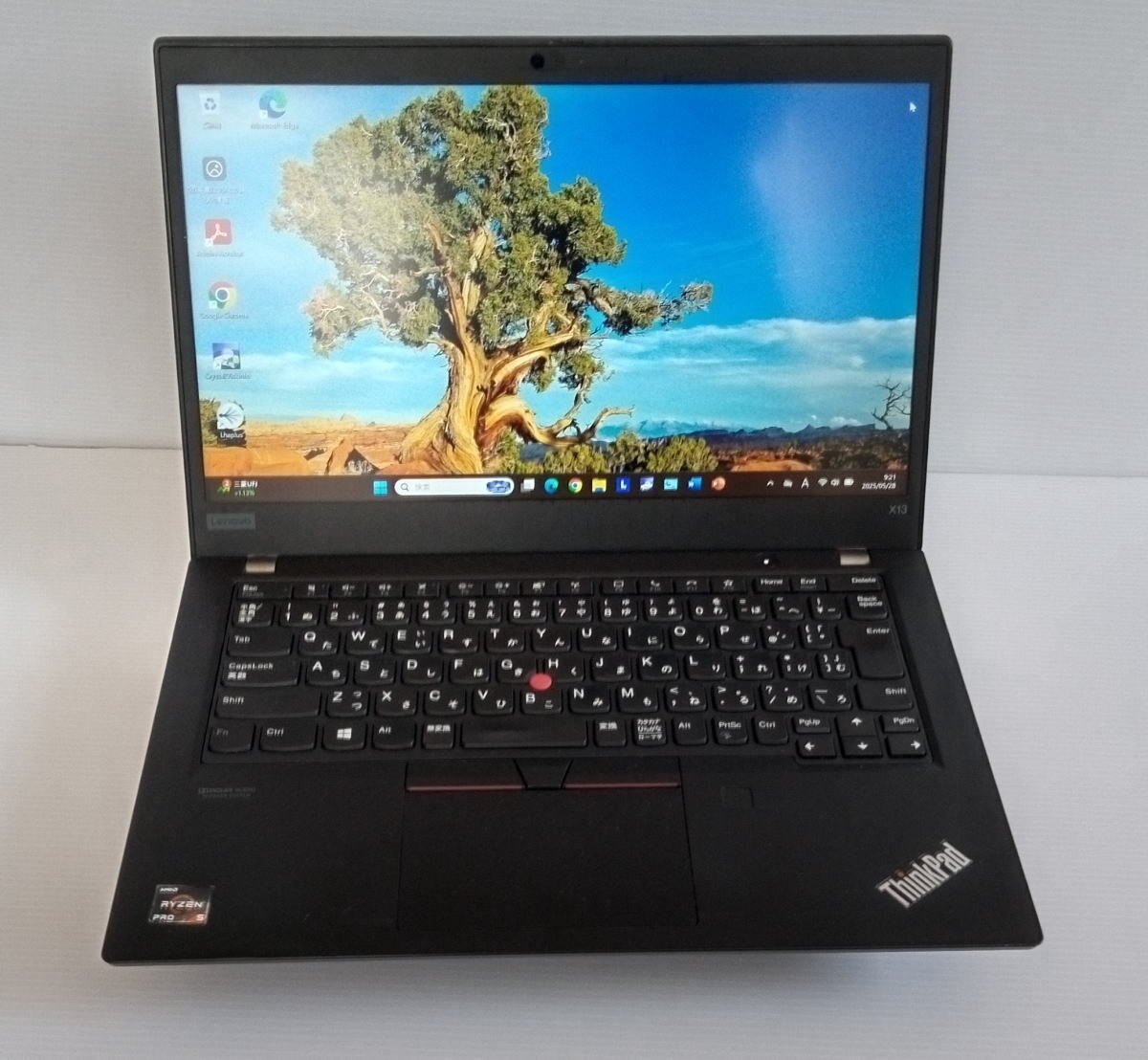 バッテリー良好◆Lenovo ThinkPad X13 ◆Ryzen 5 PRO 4650U◆SSD 256GB RAM:16GB◆13.3インチ FHD1920x1080◆Windows11pro ◆Office2024Pro