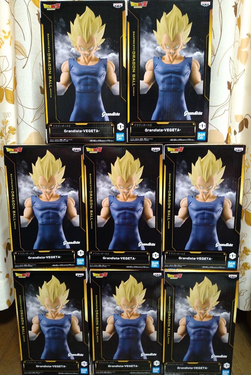 即決あり 8個 セット ドラゴンボールZ Grandista VEGETA ベジータ プライズ フィギュア まとめ売り 