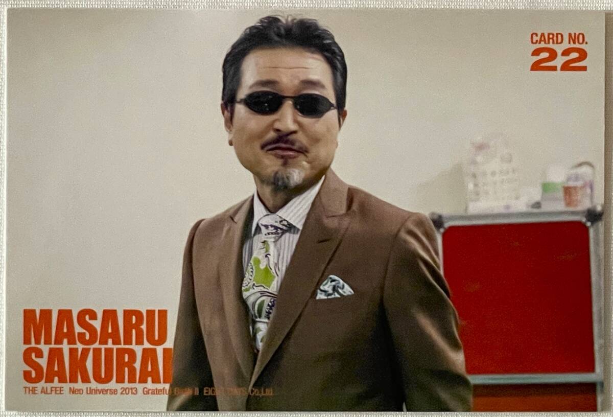 THE ALFEE★「Neo Universe 2013 Grateful BirthⅡ」カード No.22（桜井賢）