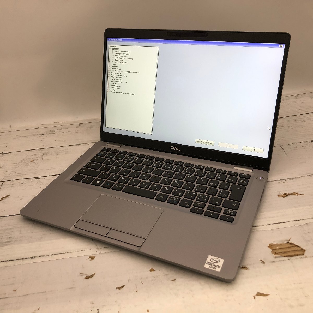 Dell Inc. Latitude 5310 Core i5 10310U 1.70GHz/16 GB/256 GB(NVMe) 〔B0830〕
