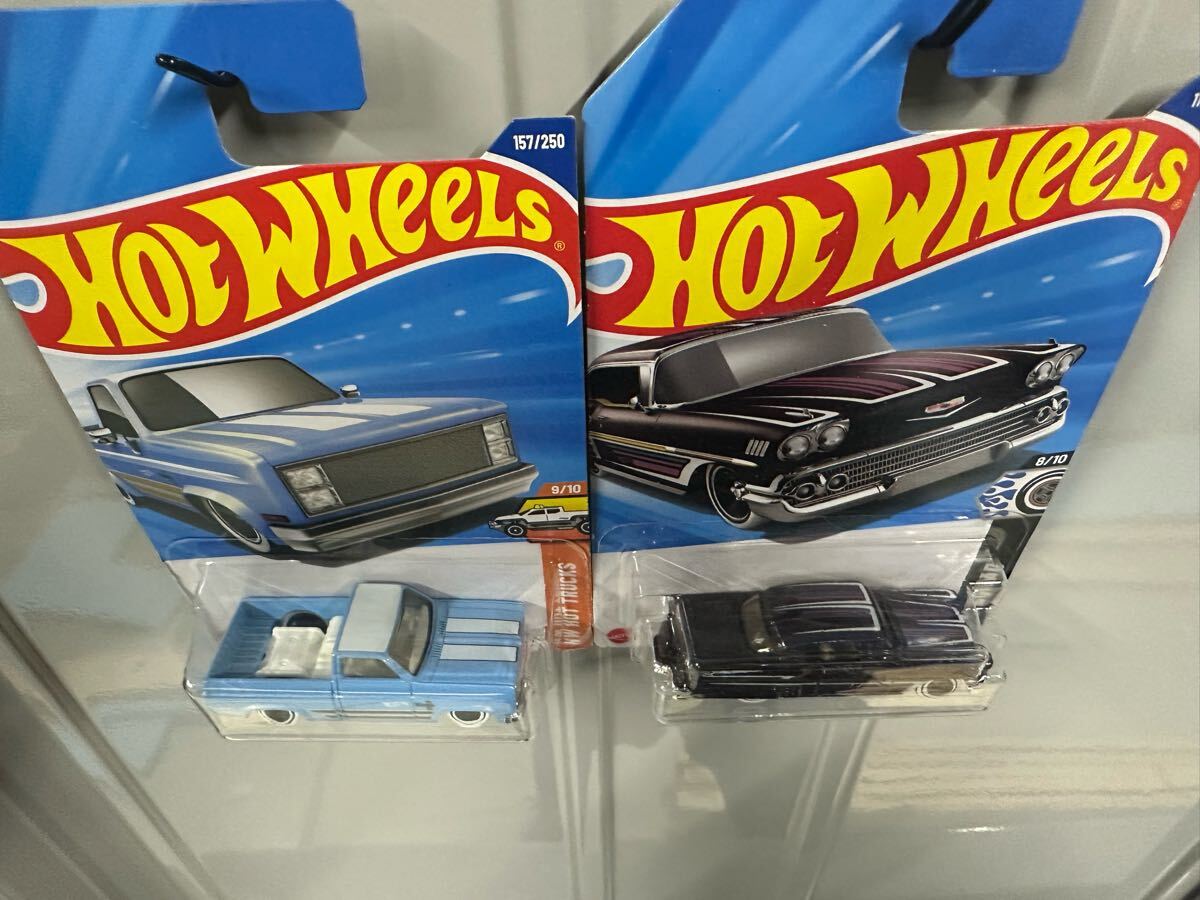 送料無料 ホットウィール シルバラード CHEVY インパラ Hot Wheels 2台セット RLC ミニカー SILVERADO IMPALA レア ミニカー C10 限定