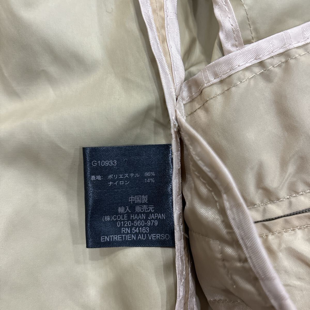 AL ＊ 美品 國內(nèi)正規(guī)品 '高級感溢れる' COLE HAAN コールハーン 高品質(zhì) ミリタリー フーデット コート XS レディース アウター 