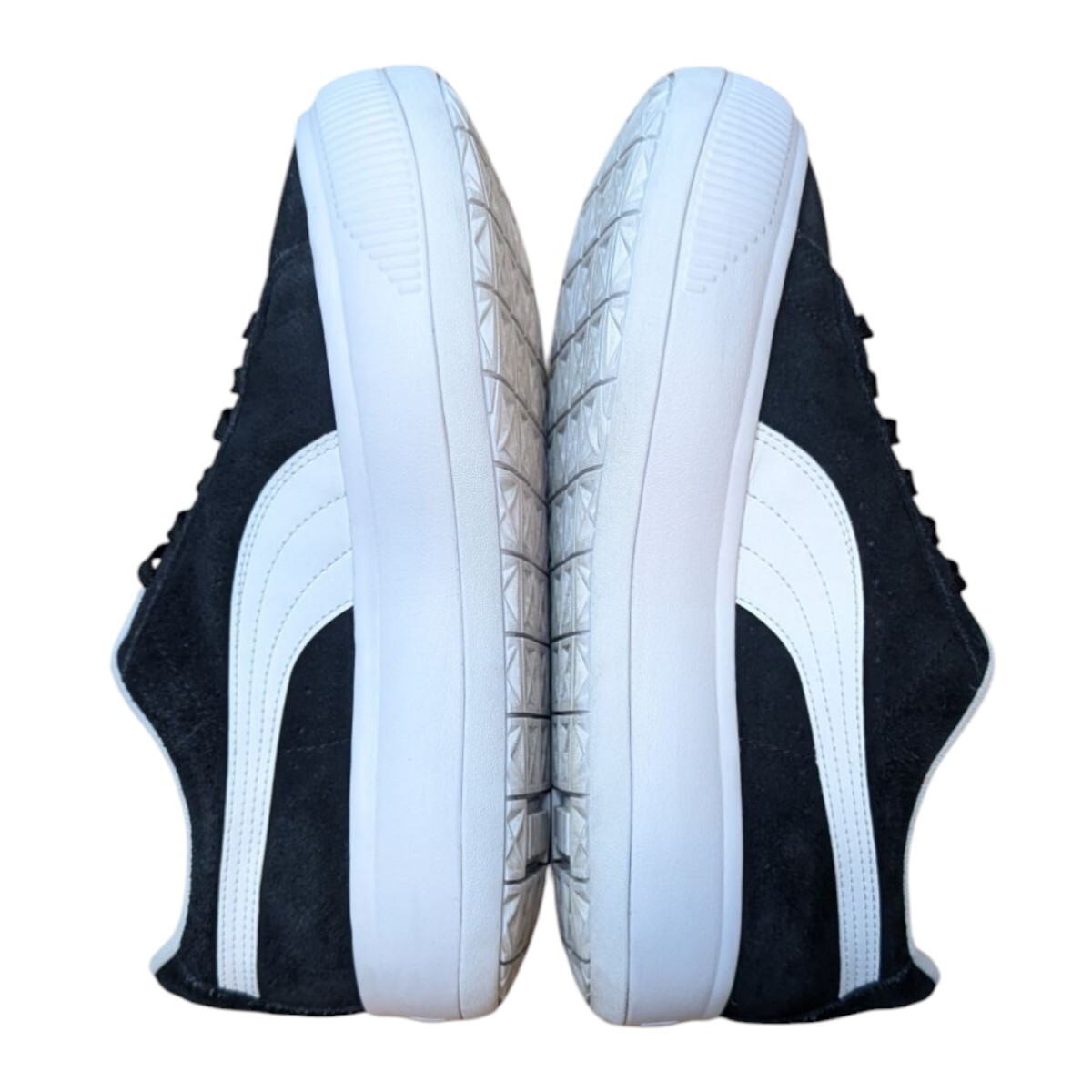 PUMA プーマ スエード マユ 24cm ブラック スウェード 厚底 PUMA プーマ スエード マユ 24cm ブラック スウェード 厚底