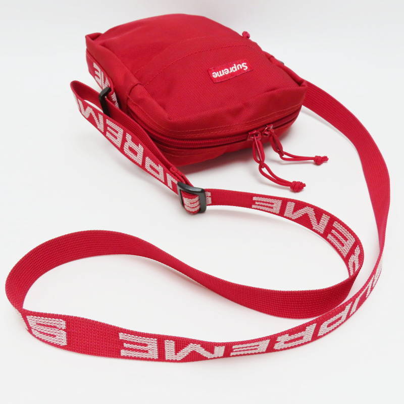 S04-k092 Supreme シュプリーム ボックスロゴ 18SS コーデュラ ナイロン ショルダーバッグ レッド