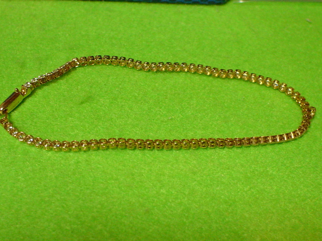 CROSSFOR　SILVER制　ブレスレット　ゴールド　ケース付　未使用品