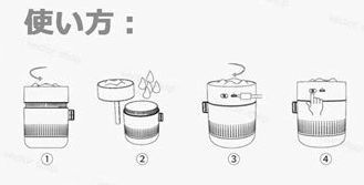 卓上加湿器 雪山加湿器 加湿器 500ｍｌ卓上加湿器 コンパクト ミニ 家電 持ち運び USBケーブル 省スペース 寝室 おしゃれ加湿器_画像10