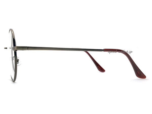 7 сокровищ жарение круг очки SUNGLASS BRONZE/DARK BROWN × CLEAR + очки кейс BLACK/ раунд Shape bronze прозрачный маленький рама date очки