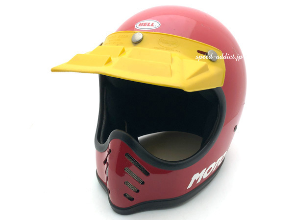 70's USA制 VINTAGE GRAN-PRIX SPOILER VISOR YELLOW/黃色ビンテージグランプリスポイラーバイザーbellベルmoto3starブコvmxモトクロス
