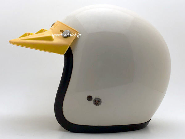 70's USA制 VINTAGE GRAN-PRIX SPOILER VISOR YELLOW/黃色ビンテージグランプリスポイラーバイザーbellベルmoto3starブコvmxモトクロス