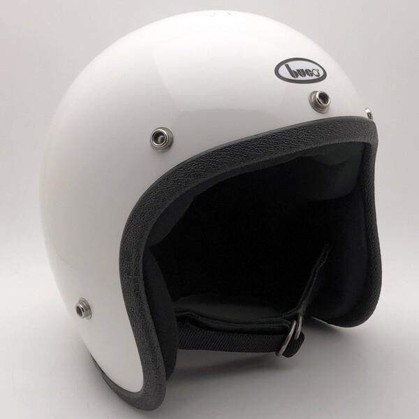 送料無料 Dead Stock 新品 箱付 BUCO WHITE 52cm/デッドストック白ブコビンテージヘルメットミニエンデューロmchalbell500txsシェル70s