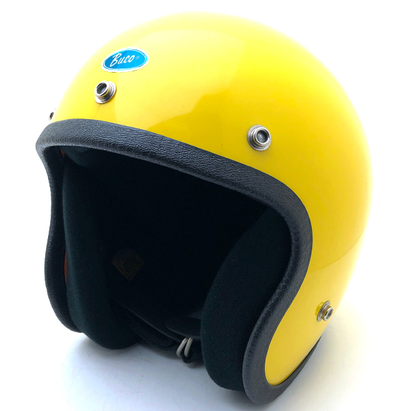 送料無(wú)料 Dead Stock 新品 箱付 BUCO ENDURO YELLOW 56cm/デッドストックnosブコエンデューロ黃色イエロービンテージヘルメット70sシェル