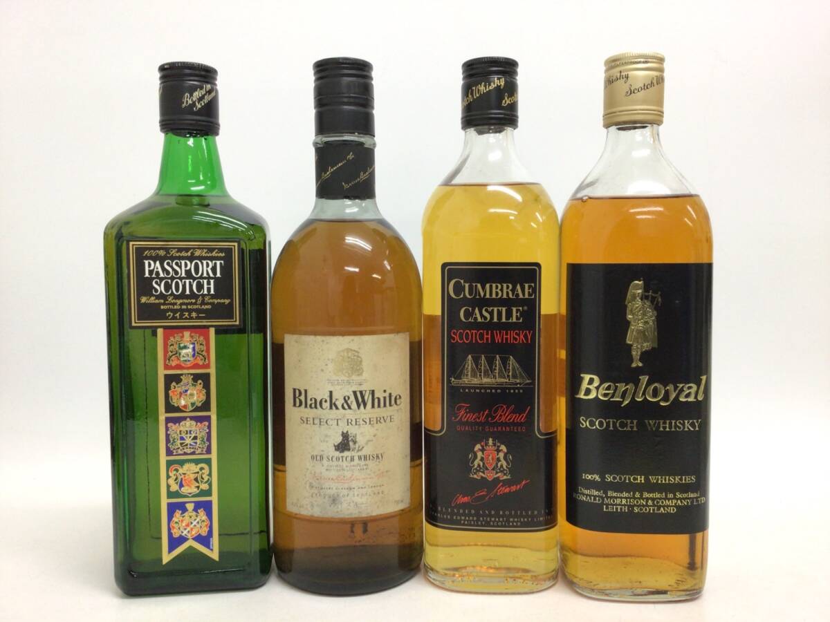 ウイスキー whisky スコッチウイスキー4本セット 750/700ml 40/43% 重量番号:8(85) ウイスキー whisky スコッチウイスキー4本セット 750/700ml 40/43% 重量番号:8(85)