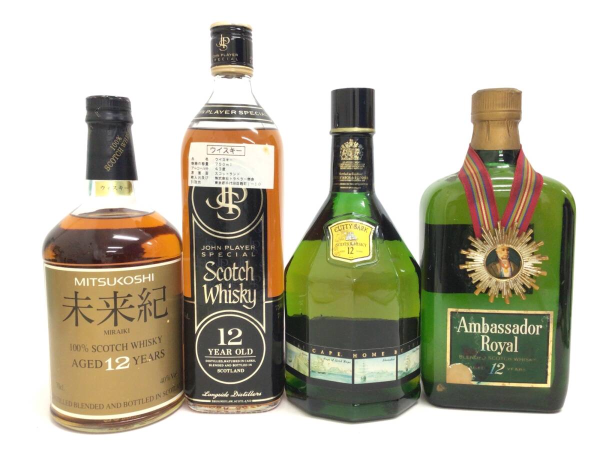 ウイスキー whisky スコッチウイスキー4本セット 750/700ml 40/43% 重量番号:8(85) ウイスキー whisky スコッチウイスキー4本セット 750/700ml 40/43% 重量番号:8(85)