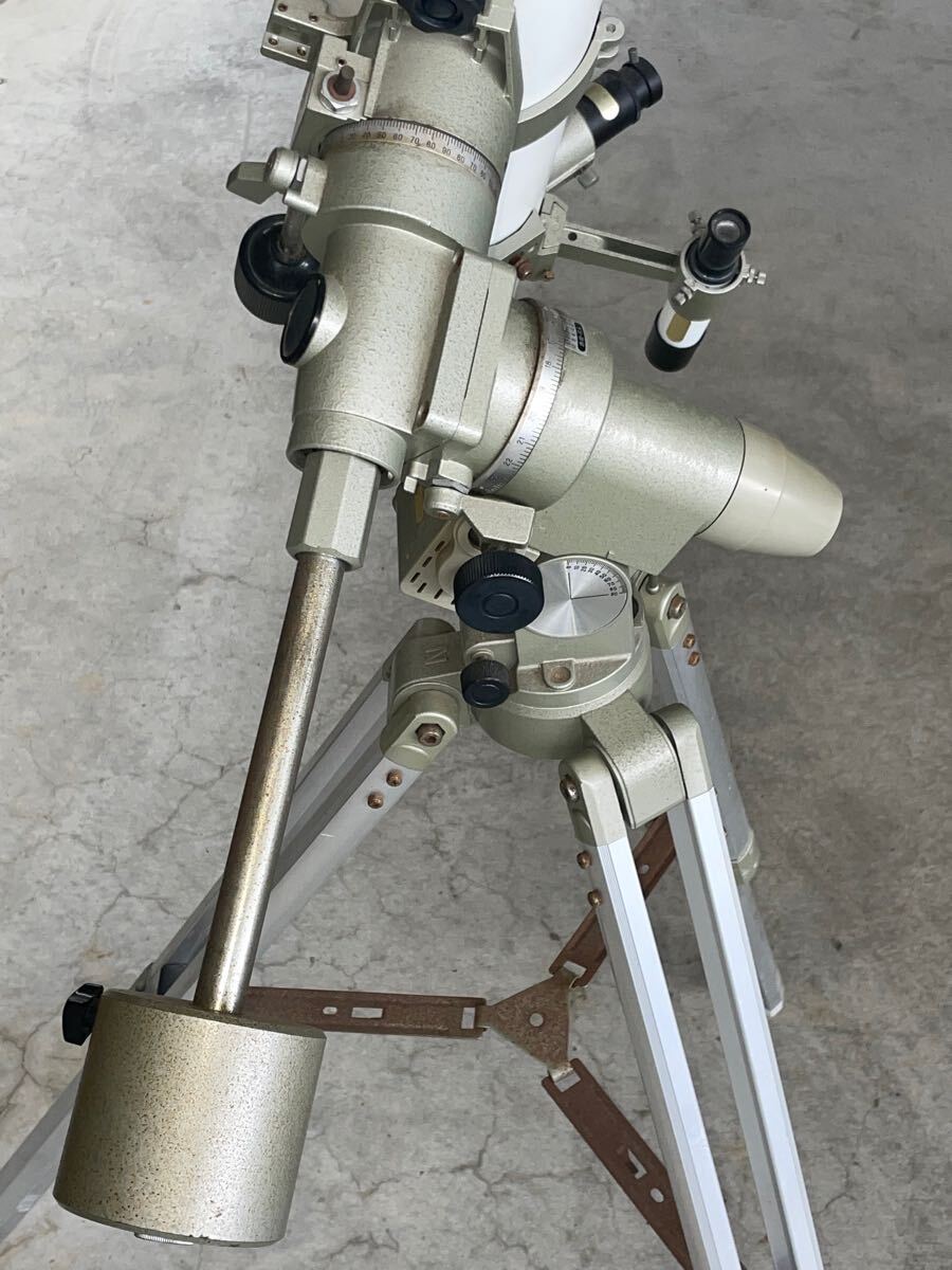 LN505A ジャンク ビクセン 大型 天體望遠(yuǎn)鏡 スーパーポラリス 長焦點 SUPER POLARIS R-100L 三腳難あり Vixen 昭和レトロ
