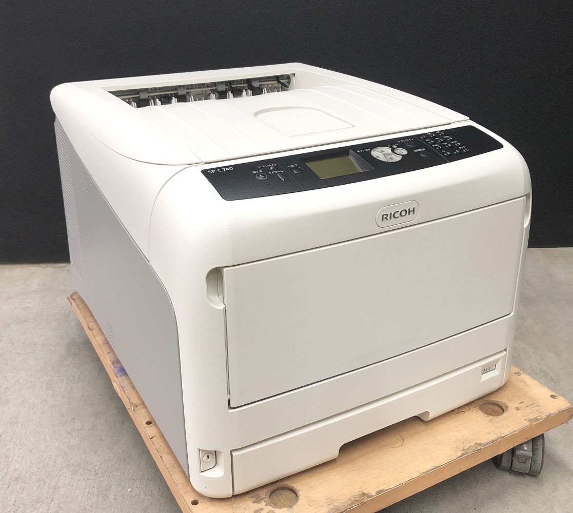RICOH / リコー SP C740 A3対応 カラーレーザー プリンター 中古トナー付き 西濃運(yùn)輸発送 代引き不可【H25050204】